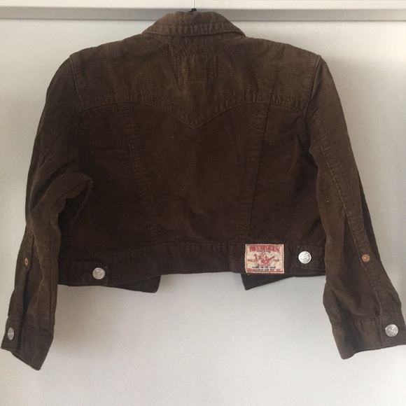 💎EUC💎 TRUE RELIGION Cropped Corduroy Jacket - Picture 3 of 6